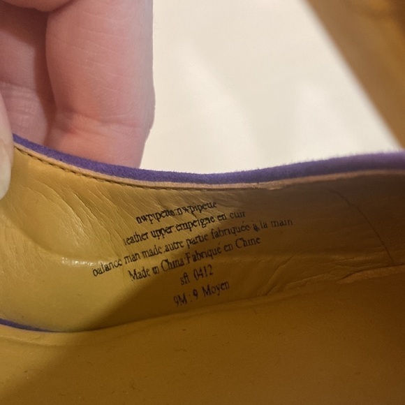 Nine West Purple Suede Pumps | Platform Heels - Picture 12 of 14